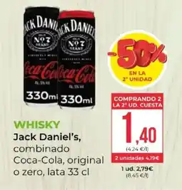 SPAR JACK DANIEL'S Whisky oferta
