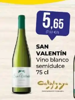 SPAR SAN VALENTÍN Vino blanco semidulce oferta