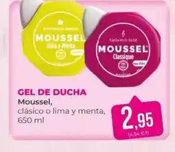 SPAR MOUSSEL Gel de ducha oferta