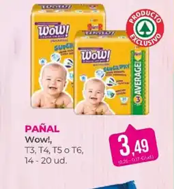 SPAR WOW! Pañal oferta