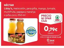 SPAR LIBBY'S Néctar oferta