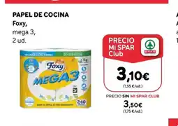 SPAR FOXY Papel de cocina oferta