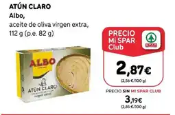 SPAR ALBO Atún claro oferta