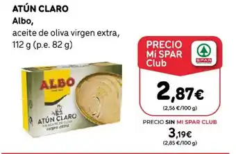 SPAR ALBO Atún claro oferta