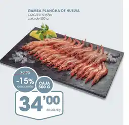 Supermercados Plaza Gamba plancha de huelva oferta
