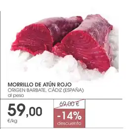 Supermercados Plaza Morrillo de atún rojo oferta