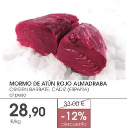 Supermercados Plaza Mormo de atún rojo almadraba oferta
