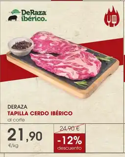 Supermercados Plaza Deraza tapilla cerdo ibérico oferta