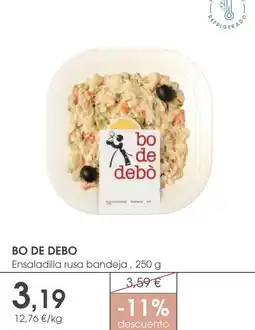 Supermercados Plaza BO DE DEBO Ensaladilla rusa bandeja oferta