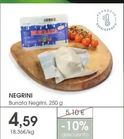 Supermercados Plaza NEGRINI Burrata Negrini oferta