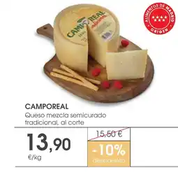 Supermercados Plaza CAMPOREAL Queso mezcla semicurado tradicional, al corte oferta