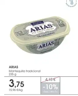 Supermercados Plaza ARIAS Mantequilla tradicional oferta