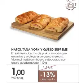 Supermercados Plaza Napolitana york y queso supreme oferta