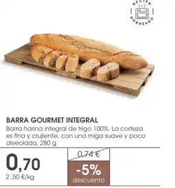 Supermercados Plaza Barra gourmet integral oferta
