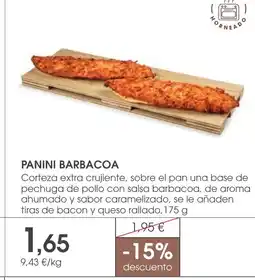 Supermercados Plaza Panini barbacoa oferta