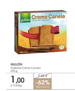 Supermercados Plaza GULLÓN Galletas Creme Canela oferta