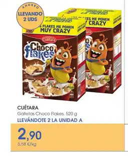 Supermercados Plaza CUÉTARA Galletas Choco Flakes oferta