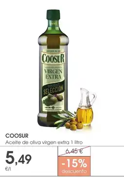 Supermercados Plaza COOSUR Aceite de oliva virgen extra oferta