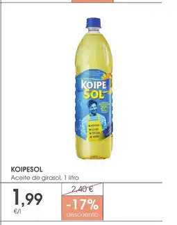 Supermercados Plaza KOIPESOL Aceite de girasol oferta