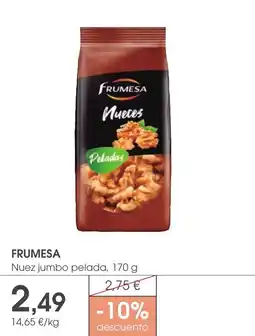 Supermercados Plaza FRUMESA Nuez jumbo pelada oferta