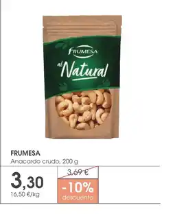 Supermercados Plaza FRUMESA Anacardo crudo oferta