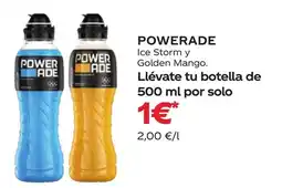 Supermercados Plaza POWERADE Ice Storm y Golden Mango oferta