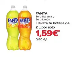 Supermercados Plaza FANTA Zero Naranja y Zero Limón oferta