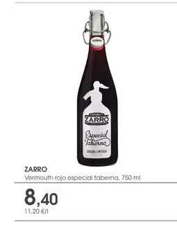 Supermercados Plaza ZARRO Vermouth rojo especial taberna oferta