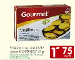 Supermercados Bip Bip GOURMET Mejillón al natural 13/18 piezas oferta