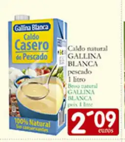 Supermercados Bip Bip GALLINA BLANCA Caldo natural oferta