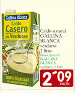 Supermercados Bip Bip GALLINA BLANCA Caldo natural oferta
