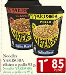 Supermercados Bip Bip YAKISOBA Noodles oferta