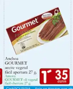Supermercados Bip Bip GOURMET Anchoa aceite vegetal fácil apertura oferta