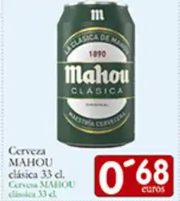 Supermercados Bip Bip MAHOU Cerveza clásica oferta