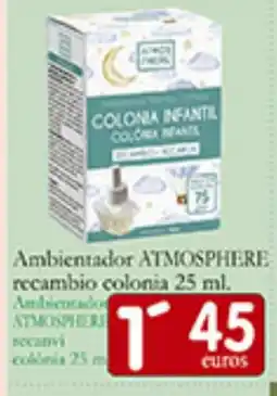Supermercados Bip Bip ATMOSPHERE Ambientador recambio colonia oferta