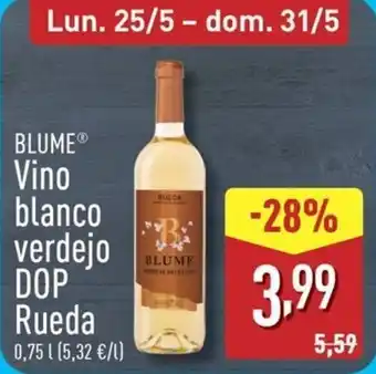 BLUME Vino blanco verdejo DOP Rueda
