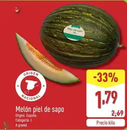 ALDI Melón piel de sapo oferta