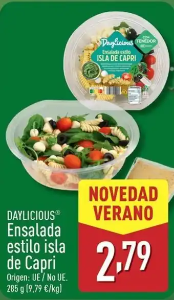 DAYLICIOUS Ensalada estilo isla de Capri