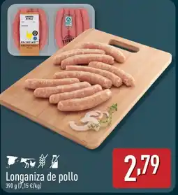 ALDI Longaniza de pollo oferta