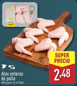 ALDI Alas enteras de pollo oferta