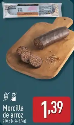 ALDI Morcilla de arroz oferta
