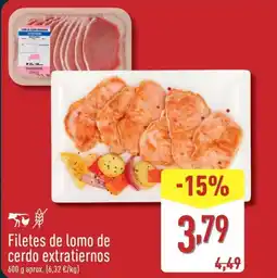 ALDI Filetes de lomo de cerdo extratiernos oferta