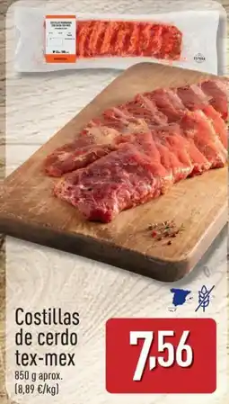 ALDI Costillas de cerdo tex-mex oferta