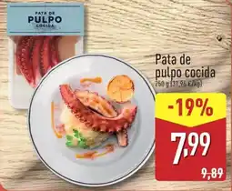 ALDI Pata de pulpo cocida oferta