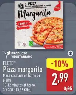 ALDI FLETE Pizza margarita oferta