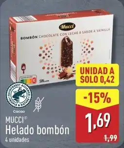 ALDI MUCCI Helado bombón oferta