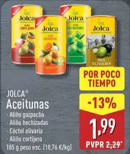 ALDI JOLCA Aceitunas oferta