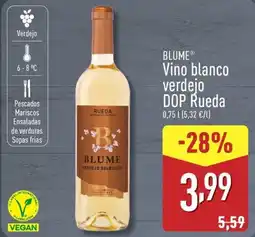 ALDI BLUME Vino blanco verdejo DOP Rueda oferta