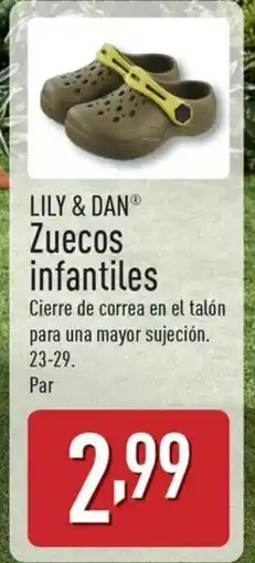 ALDI LILY & DAN Zuecos infantiles oferta