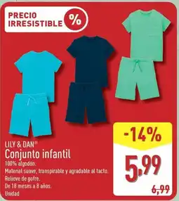 ALDI LILY & DAN Conjunto infantil oferta